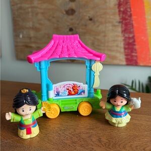 Mulan parade float little people